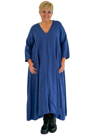 LINANE PIKK KLEIT DELISA, navy blue