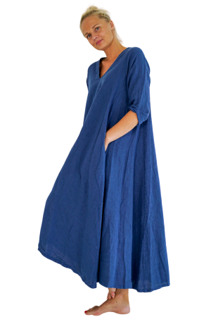LINANE PIKK KLEIT DELISA, navy blue