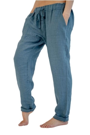 LINEN TROUSERS ISADORA, jeans