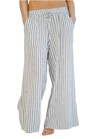 WILLOW LINASED TROUSERS, BIANCO