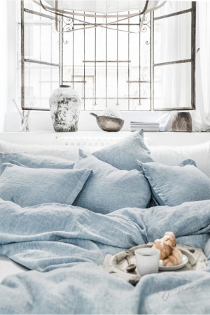 LINANE 3-osaline voodipesukomplekt BLUE MELANGE