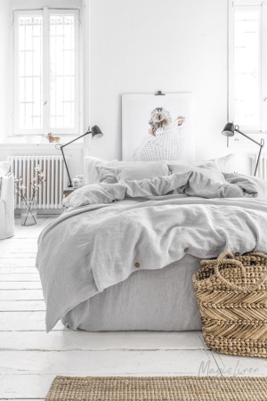 LINANE 3-osaline voodipesukomplekt LIGHT GRAY