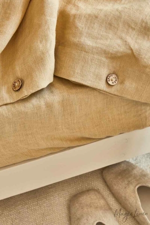 LINANE KUMMIGA VOODILINA SANDY BEIGE