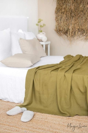 LINANE VOODILINA OLIVE GREEN