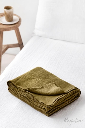 LINANE VOODILINA OLIVE GREEN