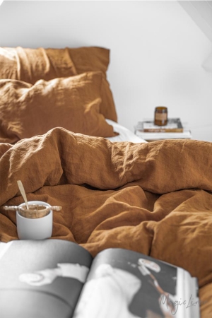 LINANE VOODIPESU KOMPLEKT CINNAMON 