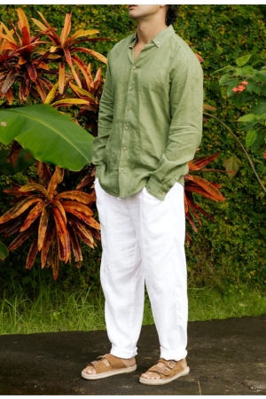 Meeste linane päevasärk Nevada Forest green (3).jpg
