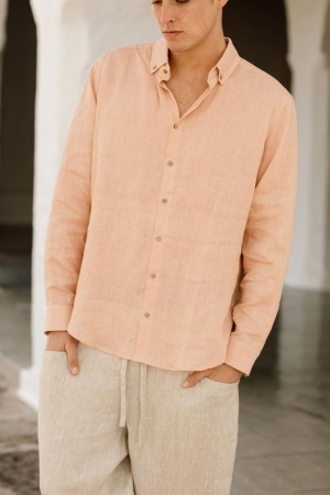 meeste linane särk peach.jpeg