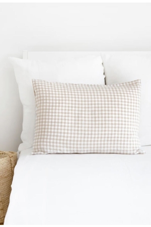 Linane padjapüür Natural Gingham-1.jpg