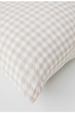 Linane padjapüür Natural Gingham-3.jpg