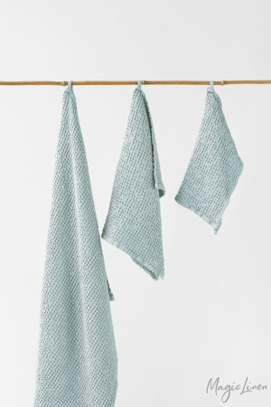 LINASED RÄTIKUD VAHVELKANGAST  (3 pcs)  DUSTY BLUE