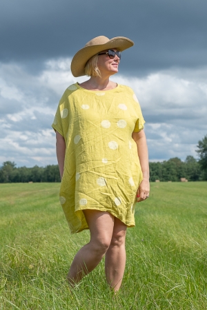 PINKY WINKY LINANE TUUNIKA,MUSTARD