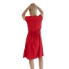 linane rõivastus punane kleit