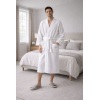 Meeste linane vahvelkoega hommikumantel white 1-211.png