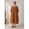 naiste linased kleidid annarose camel.jpg