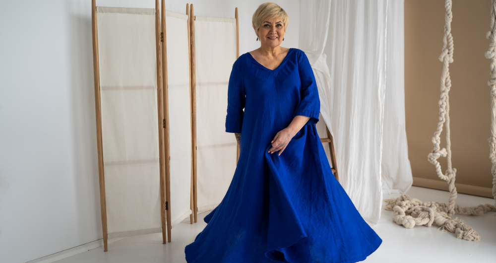 LINEN DRESSES FOR A CURVY WOMAN @ S1 Linane Elustiil