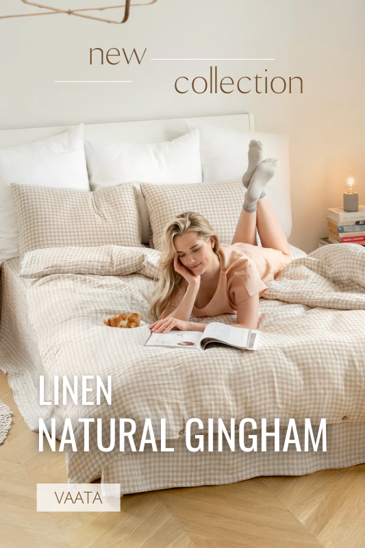 Linen collection Natural Gingham
